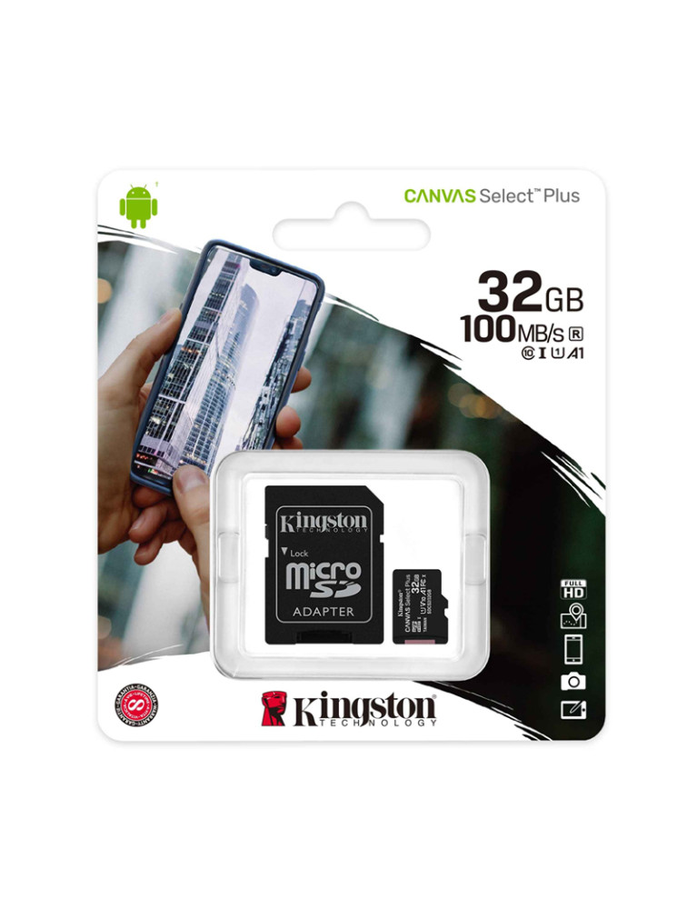 Memoria MicroSD KINGSTON CanvasSelectPlus 32GB