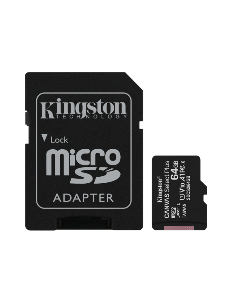 Memoria MicroSD KINGSTON CanvasSelectPlus 64GB