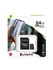 Memoria MicroSD KINGSTON CanvasSelectPlus 64GB