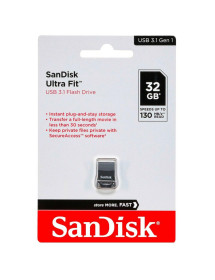 Flash Memory Ultra Fit  32 GB Sandisk