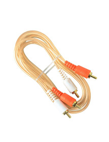 Cable de Audio 2 Plug RCA a 2 Plug RCA 1.5mt American Xtreme
