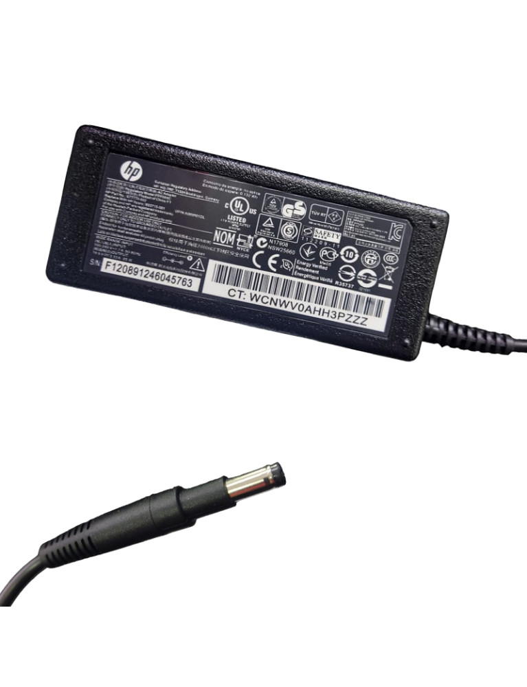 Cargador para laptop HP 19.5V 3.33A Plug Negro Largo Original