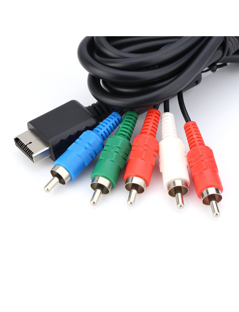Componen Cable Cable De video Componente Para Ps2 y Ps3