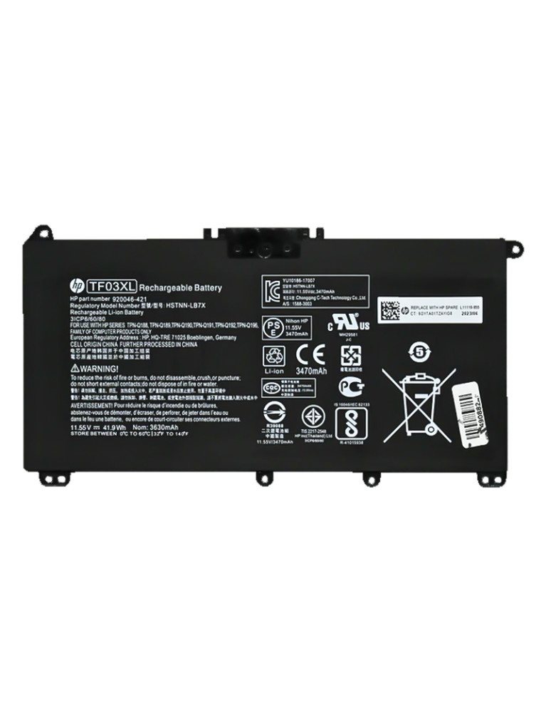 Bateria interna TF03XL HP Original