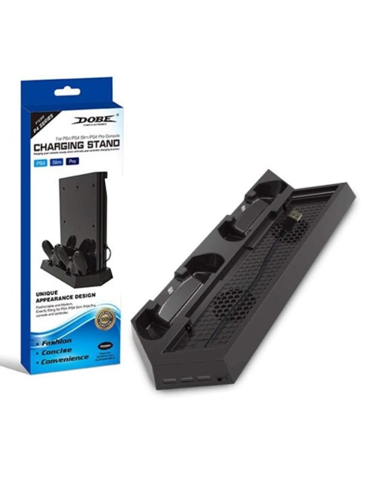 Soporte Vertical con Ventiladores para PS4