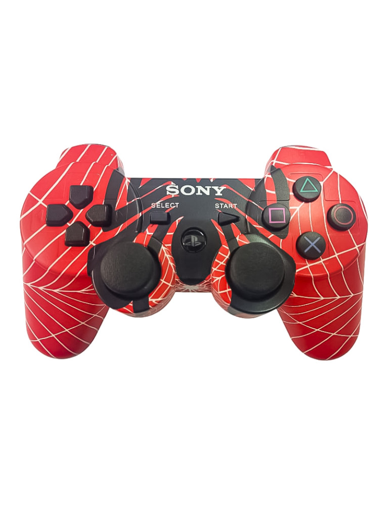 Control PS3 Dualshok 3 Spiderman Araña Negra