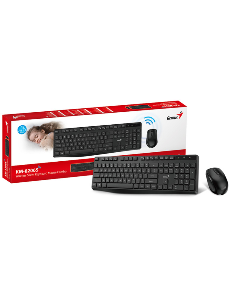 Combo Inalambrico (Teclado y Mouse) KM-8206S