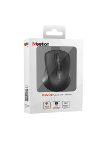 Mouse Inalambrico MiniGo Meetion Negro