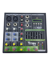 Consola Mezcladora de audio 4 canales Titan