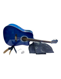 Guitarra Electro-acustica Lenon Azul