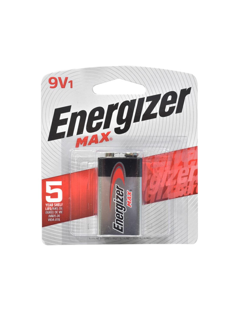 BATERIA 9V ALCALINA ENERGIZER MAX