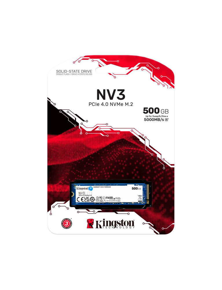 Disco Solido NV3 500GB PCIe 4.0 NVMe SSD