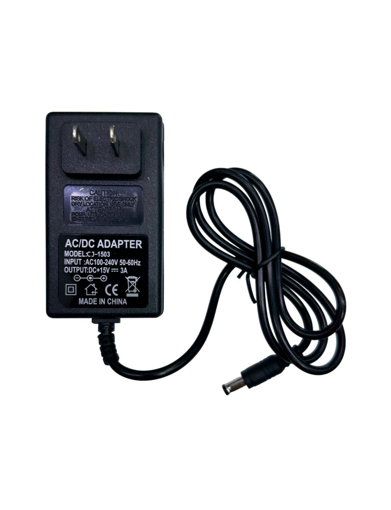 Adaptador Fijo 15V 3A