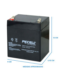 Batería Seca 12V 5AH PKCELL
