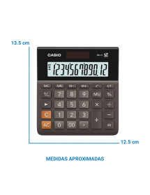 Calculadora CASIO MH-12 BK Negra