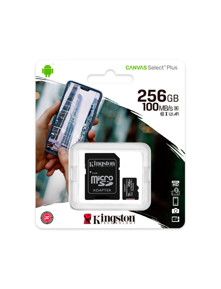MicroSD 256GB Kingston Canva Select Plus