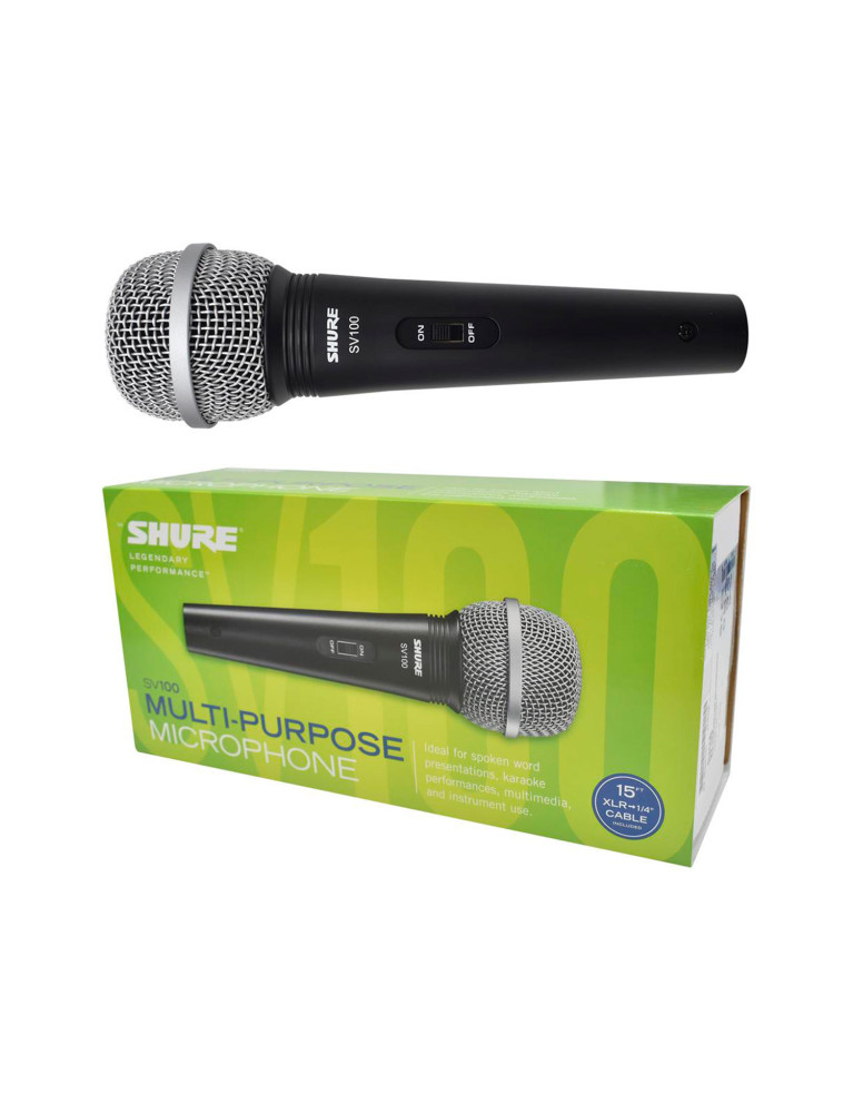 Micrófono SHURE SV100 Con Cable Profesional