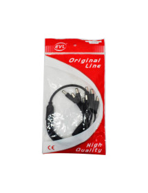 Cable De Corriente DC Para Cámaras 1X8 Plug 2.5