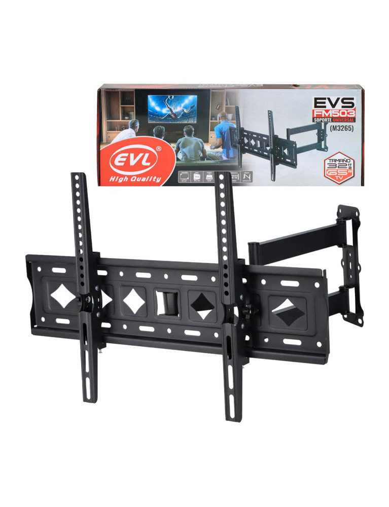 Soporte Giratorio 1 Brazo Para TV 32 a 65 Pulgadas EVS-FM503