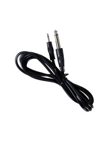 Cable De Audio Monofónico 1 Plug 3.5 A Plug 6.3 mm 1.80mt American Xtreme