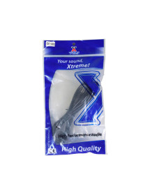 Cable De Audio Monofónico 1 Plug 3.5 A Plug 6.3 mm 1.80mt American Xtreme