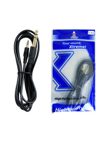 Cable De Audio Estéreo 1 Plug 3.5 A Plug 6.3 mm 1.80mt American Xtreme