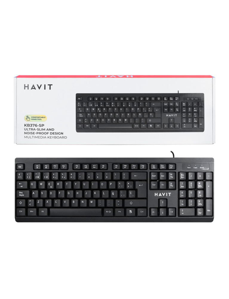 Teclado USB Havit KB376-SP