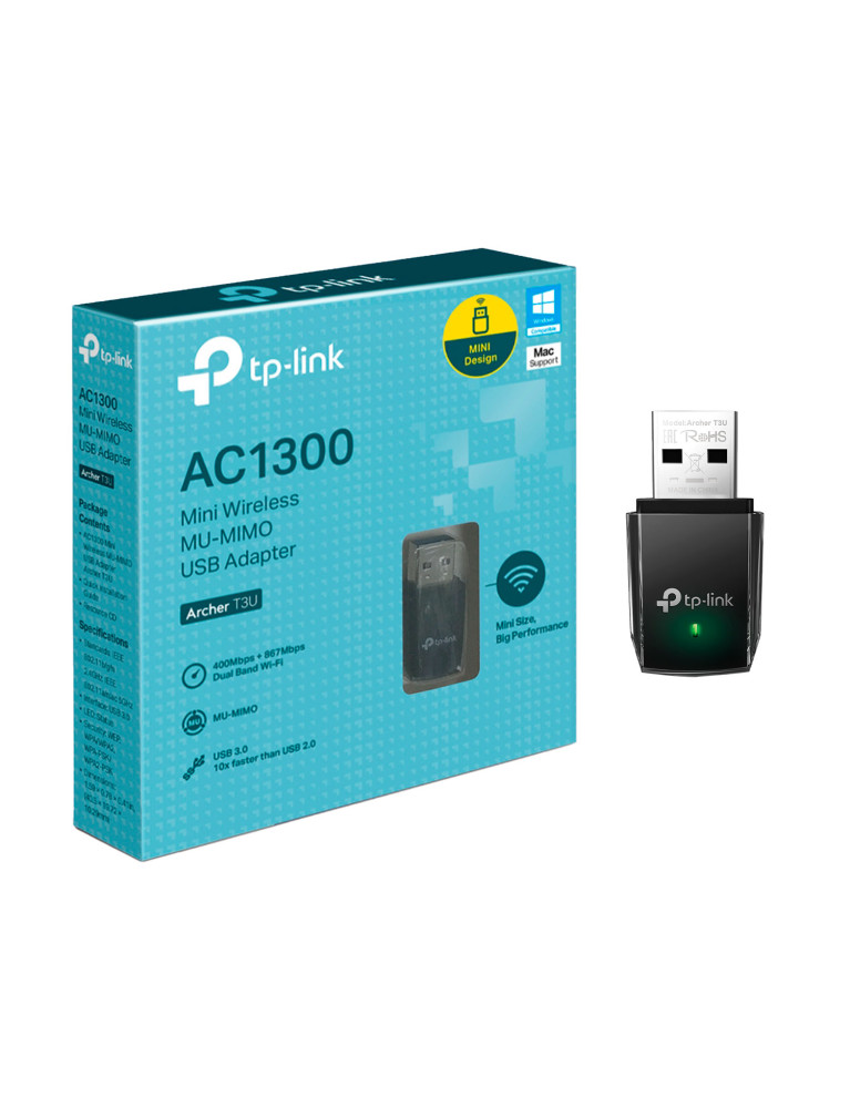 Usb Wifi Doble Banda Inalámbrico tp-link AC1300 Archer T3U