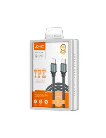 Cable Usb Tipo C a Lightning 2 metros LDNIO LC442i 30W