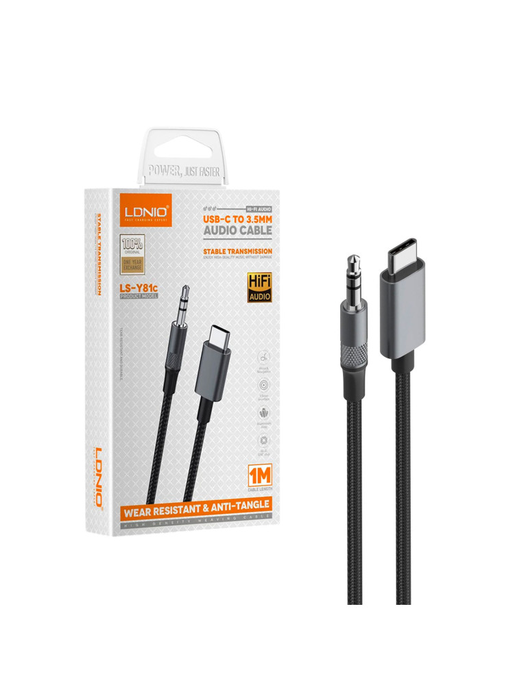 Cable De Audio Plug 3.5mm a Tipo C LS-Y81c