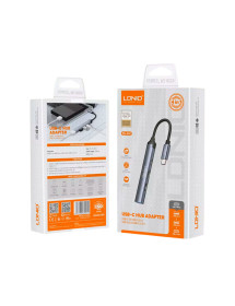 Hub Usb Tipo C 4 puertos 4 en 1 LDNIO DS-34C