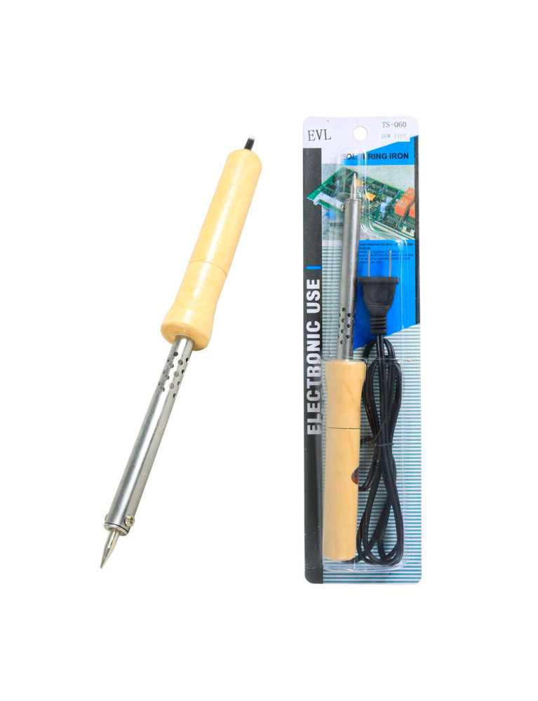 Cautín De Madera 60W EVL TS-060