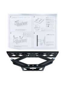 Soporte Giratorio Doble Brazo 32 A 80 Pulgadas EVS FM512