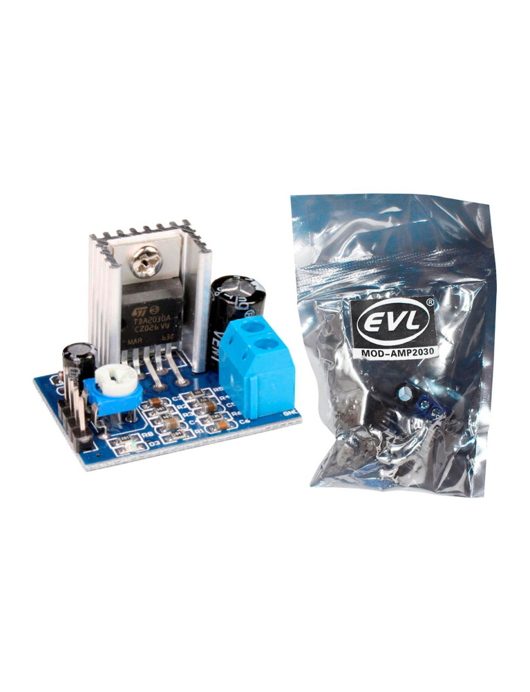 Módulo Amplificador De Audio 6 A 12 V 18 Watts TDA2030