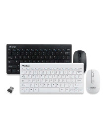 Teclado y Mouse Inalambrico Negro Mini4000 Meetion