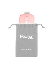 Mouse Inalambrico MiniGo Meetion Rosado