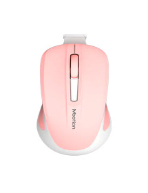 Mouse Inalambrico MiniGo Meetion Rosado