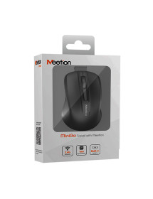 Mouse Inalambrico MiniGo Meetion Negro