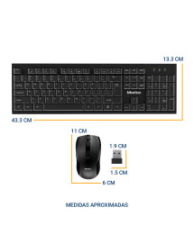 Teclado Y Mouse Inalambrico Meetion C4120 Little