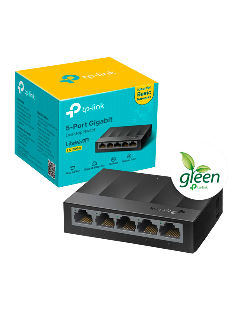 Switch de Red 5 Puertos tp-link LS1005G