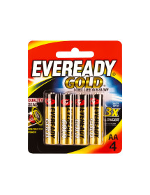 Pilas AA Alcalina Eveready X4