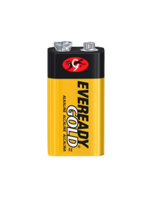 Pila 9V Alcalina Eveready Gold