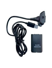 BaterÍa Recargable Para Xbox 360 Negro