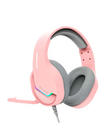 Audífonos USB Marvo Tactic 40 Rosado H618 PK
