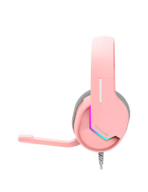 Audífonos USB Marvo Tactic 40 Rosado H618 PK