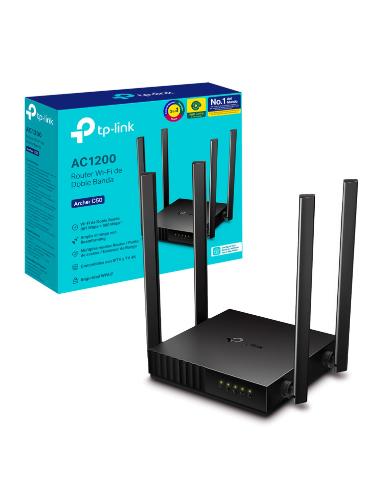 Router Doble Banda Tp-Link AC1200 Archer C50