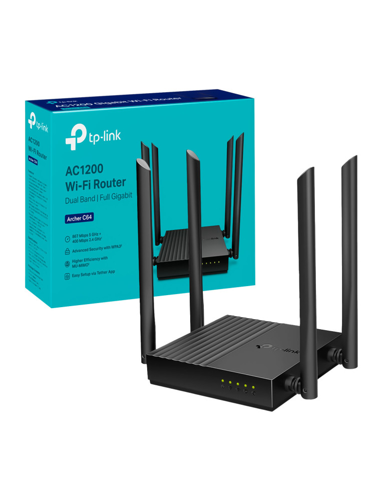 Router Doble Banda Tp-Link AC1200 Archer C64