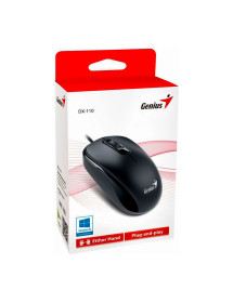 Mouse Tipo C Genius DX-110 Negro