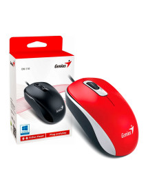 Mouse USB Genius DX-110 Rojo