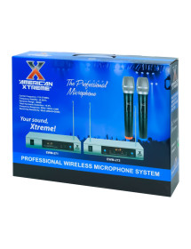 Micrófono Inalámbrico American Xtreme EWM-272 Semi Profesional VHF